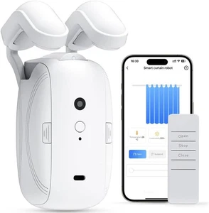 Kalopsia Automatischer Smart Vorhangöffner: 3-in-1 WiFi Bluetooth Fernbedienung Cu - Bild 1 von 8