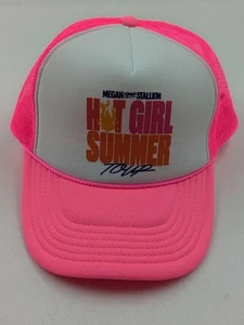 Megan thee Stallion Hot Girl Summer Tour Hot Pink Trucker Snapback Cap Hat - Picture 1 of 7