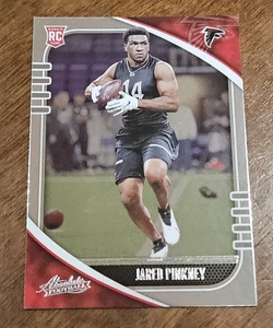 2020 Panini Absolute #166 Jared Pinkney Rookie Card Atlanta Falcons RC Football  - Picture 1 of 2