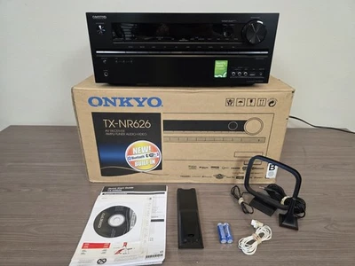 Onkyo TX-NR626 AV Receiver 7.2 4K HDMI Dolby Bluetooth & WiFi Built In - Image 1 of 4