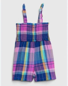 Gap kids Colorful Plaid Kids Jumpsuit - Picture 1 of 7