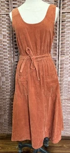 Vestido Jersey Vintage Miss Joni Califonia Pana Naranja Cottagecore Med - Imagen 1 de 13