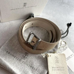 Cinturón de cuero Brunello Cucinelli Brunello Cucinelli con etiquetas y caja de Japón - Imagen 1 de 9
