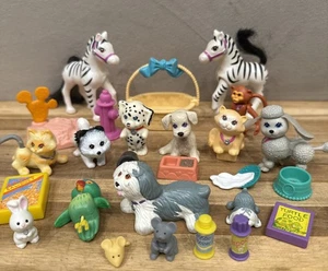 Vintage 1990er Littlest Pet Shop LPS Kenner Toys Hunde Katzen Zebras Zubehör - Bild 1 von 7