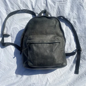 AMERICAN LEATHER CO. Soft Hunter Green Mini Backpack Bag Genuine Leather EUC - Picture 1 of 10