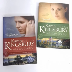 Karen Kingsbury Redemption Series 1 & 2 Bundle x2 Paperback Books Christian - Picture 1 of 12