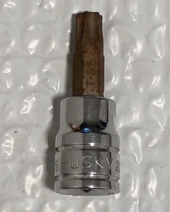 HUSKY TOOLS 22266, 3/8 SOCKET DRIVEN, T45 TORX BIT. - Picture 1 of 10
