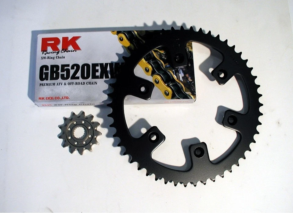 Kit de cadena de oro RK y piñón JT Honda CRF 250R 2011-2017 Foto 1 de 2