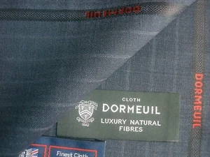 DORMEUIL 75% WOOL WORSTED & 25% MOHAIR SUITING FABRIC = (3.68 + 0.58) = 4.26 m. - Picture 1 of 11
