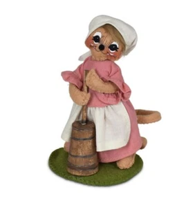 2022 Annalee 5" Mouse Churning Butter Colonial 260522 Patriotic Americana Fall - Bild 1 von 15