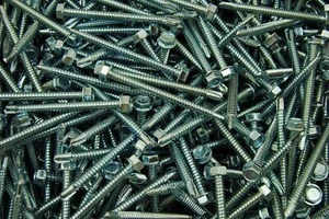 (150) Hex Washer Head 1/4 x 3 Self-Drilling Tek Screw IHW #14 - Picture 1 of 1