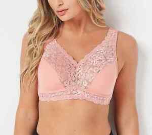 Breezies Set of Two Soft Support Lace Bras~3X~U Pick~A307831~New in Package