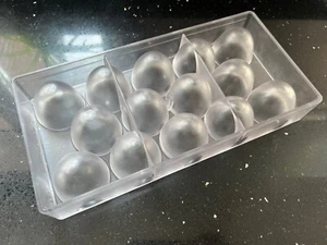 Moldes de chocolate profesionales para forma de cúpula grande - Imagen 1 de 4