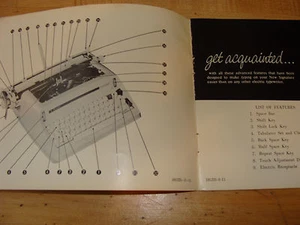 Guide for Montgomery Wards Signature Electric Typewriter Model 1003D 1970 - Picture 1 of 2