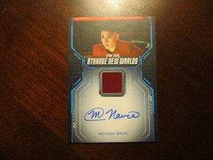 Star Trek Strange New Worlds Season 1 One SNW MELISSA NAVIA Autograph Relic