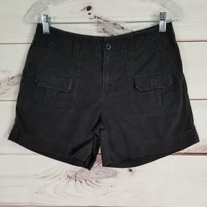 VTG Polo Ralph Lauren Casual Shorts Cargo Womens Size 4 Black. - Picture 1 of 10