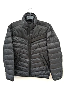 G Star Jacket Mens Medium Black Duck Down Padded Puffer Lightweight Zip Attacc - Picture 1 of 13