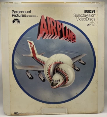 Airplane CED Videodisc Paramount Pictures RCA SelectaVision Movie 1981 - Image 1 of 2