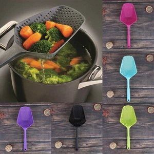 1Pcs Scoop Colander Cooking Accessories Kitchen Portable Cooking Drain Strainer - Picture 1 of 26
