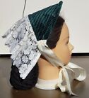 DINNER BONNET Civil War Reproduction Hat Cap Choose from 6 Elegant Fabrics