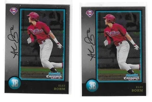 2018 Bowman Chrome Draft '98 Bowman Alec Bohm Philadelphia Phillies 98B-AB - Bild 1 von 1
