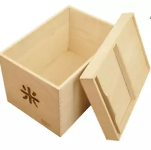 Yamaco Wooden KOMEBITSU Rice Container Stocker Paulownia 10kg New! from Japan - Picture 1 of 2
