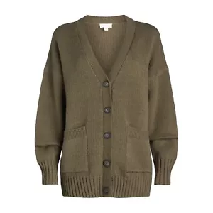 Free Assembly Women’s Grandpa Cardigan Sweater with Long Sleeves Size XS - Picture 1 of 4