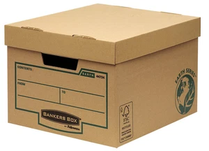 10 Bankers Box Archivboxen Bankers Box® Earth Series Budget Box braun 32,6 x 39,
