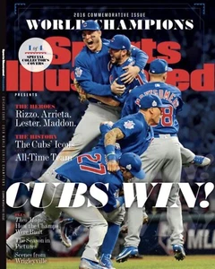 2016 chicago cubs world series CHAMPIONS 8X10 PHOTO ANTHONY RIZZO SI COVER - Picture 1 of 1