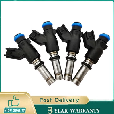 Juego de 4 inyectores de combustible para FJ1043 2009 2010 2011 Chevrolet Aveo 1,6 L Aveo5 1,6 L Foto 1 de 4