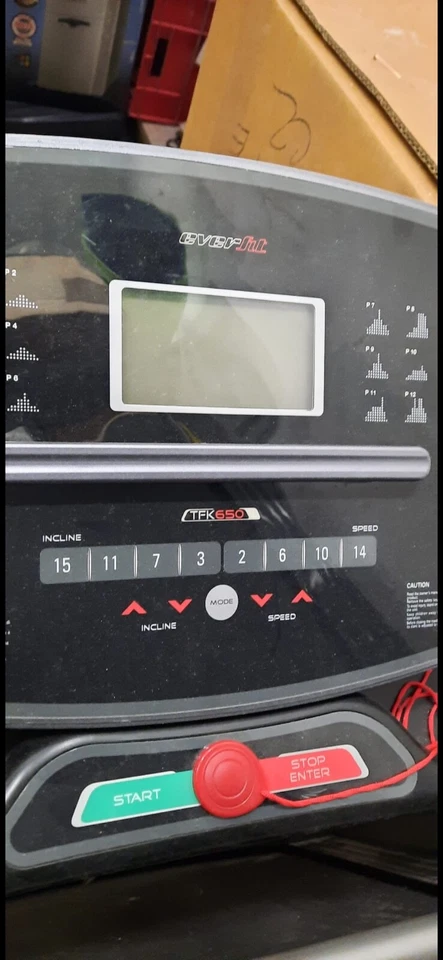 Everfit TFK-650 ‎12 Programmi Tapis Roulant - Nero - Immagine 1 di 1