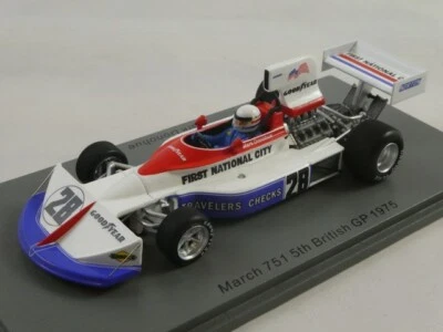 Spark March 751 #28 Mark Donohue 5Th British GP 1975 1/43 S5375 - Image 1 of 3