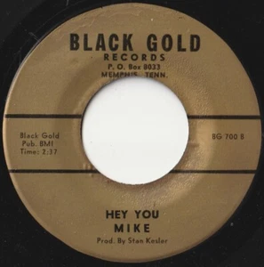 MIKE 45: HEY YOU b/w LONG LONG DAY US BLACK GOLD BG 700 1960'S ? - Picture 1 of 2