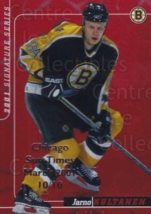 2000-01 BAP Signature Series Chicago Sun Times Ruby #145 Jarno Kultanen