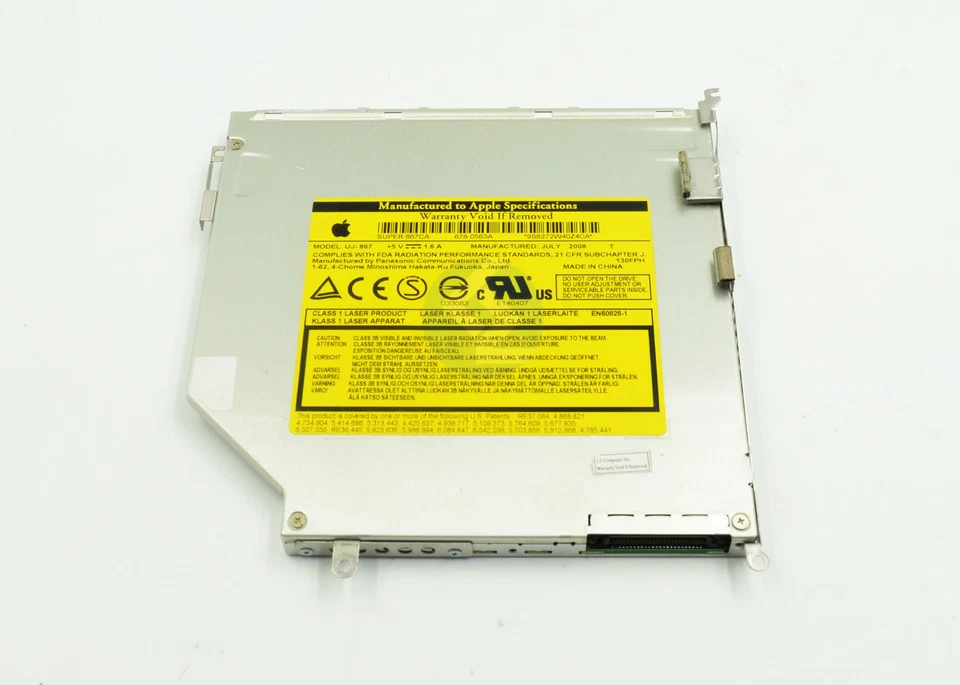 Superunidad de DVDROM IDE S10NA 9,5 mm GSA-S10N 678-0565A S10NA USADA para Macbook Pro A1260 Foto 1 de 4