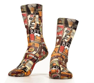 Herren WIGGLESTEPS Socken - One Size (Gr. 41/46) - Motiv: 01975 Brauerei Bier 2 - Bild 1 von 6