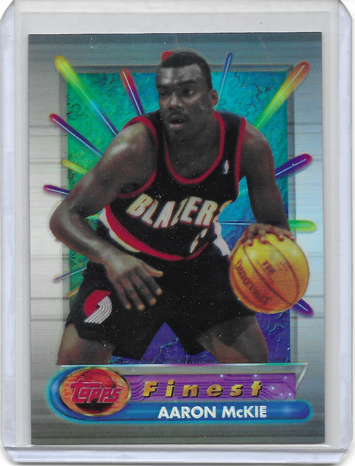 1994 Topps Finest Refractor Aaron McKie RC #314 SP Portland Trail Blazers - Image 1 of 1
