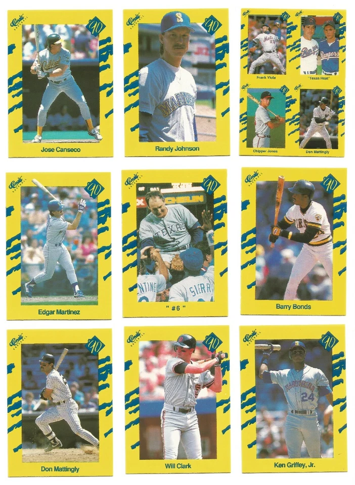 1990 Classic Yellow Trivia Game Baseball Cards You Pick / Choose - Image 1 of 1