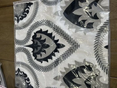 Williams Sonoma Espen Embroidered  Pillow cover  22" grey - Image 1 of 2