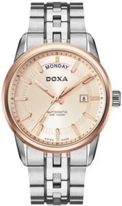 Doxa Executive Automatic Rose Gold Stainless Steel Men's Watch D188RIY - Picture 1 of 5