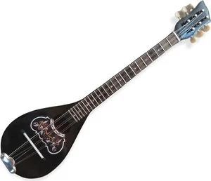 Greek Baglama Bouzouki Lab 6-string Handcrafted Black - Picture 1 of 1