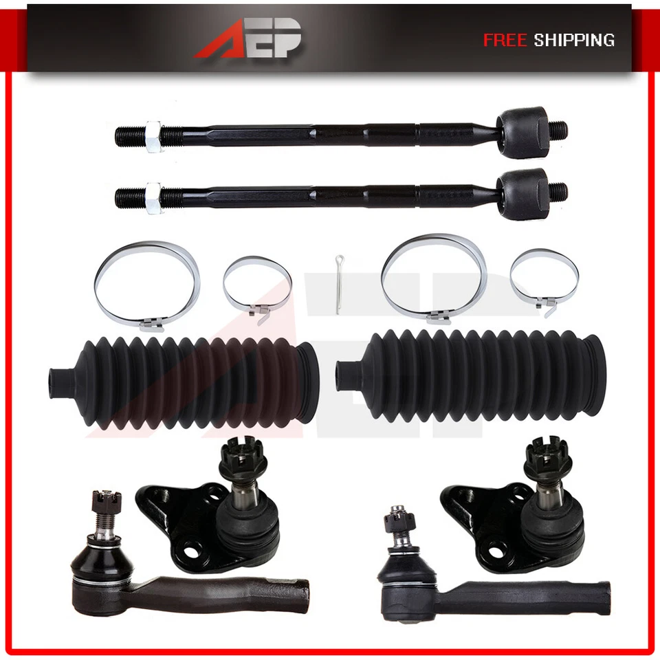 8X Fit For 2001-2005 Toyota RAV4 Front Lower Tie Rod End Ball Joint Steering - Image 1 of 1