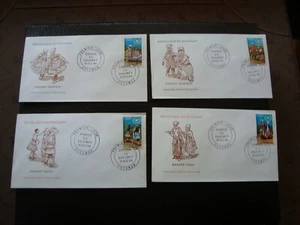 DAHOMEY - 4 enveloppes 1er jour 15/12/1969 (B18)  - Foto 1 di 1