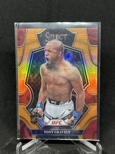 2023 Panini Select UFC Tony Gravely Premier Level Rookie Orange Prizm #/49 - Picture 1 of 3