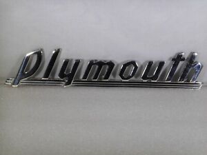 Plymouth Truck Stainless Emblem 1939, 1940, 1941,  New Hood Emblem, 39, 40,41