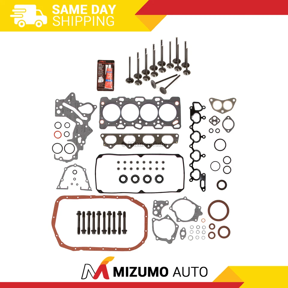 Full Gasket Set Intake Exhaust Valves Fit 97-99 Mitsubishi Montero Sport 4G64 - Image 1 of 4