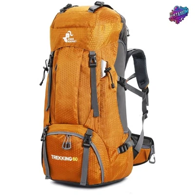 Mochila duradera impermeable 60L con múltiples bolsillos para aventuras al aire libre Foto 1 de 4