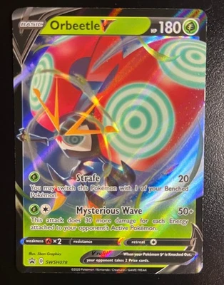 Orbeetle V - Promo SWSH: Sword & Shield Promo Cards SWSH078 NM - Image 1 of 2