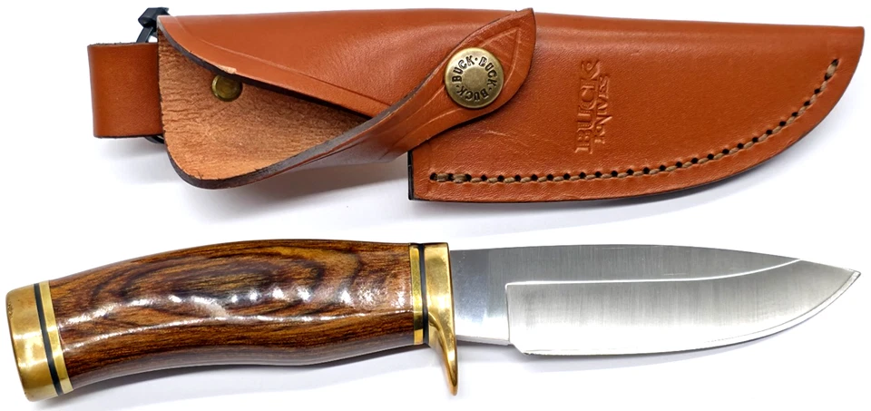 Cuchillo de vanguardia Buck 192 2004 firmado Chuck Buck 08 191 funda de cuero bonito cuchillo Foto 1 de 4