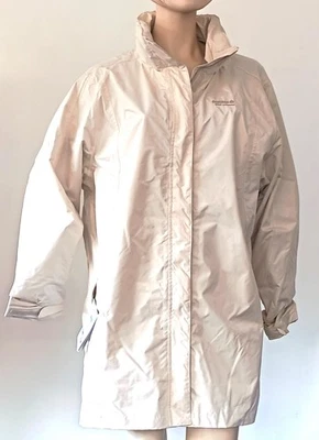 Women’s Regatta white Blue Hooded Rain Jacket - UK 26 Plus size Isotex 5000 - Image 1 of 4